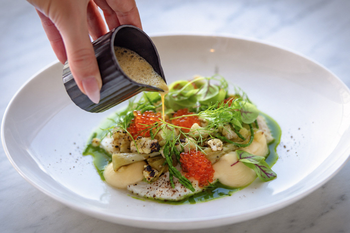 Dukat för lunch på SQ Bar och Restaurang 